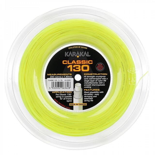 Karakal String Classic 130 Yellow - Cięty